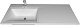 Corozo Тумба с раковиной Леон 110 L под стиральную машину белая – картинка-14